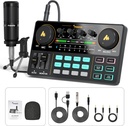 Interfaz de Audio MaonoCaster Lite AU-AM200-S1 (Kit de Podcast con Micrófono)