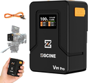 Bateria Vmount ZGcine V99 Pro, 94.72Wh 6400mAh V Lock PD100W D-Tap/Dual USB-C/BP/Dual DC