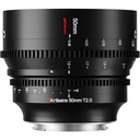 Lente de cine 7Artisans 50mm T2.0 Spectrum Prime Sony E Mount FULL FRAME