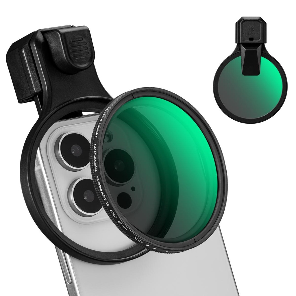 Filtro ND Variable 2-32 para Telefonos Universal Press-on 67mm K&f Concept KF15.0026