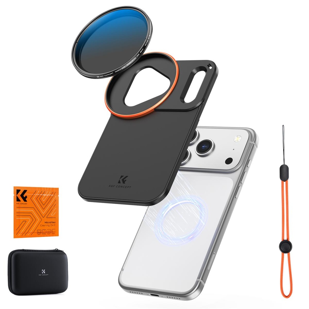 Filtro ND Variable 2-32 Magsafe 58mm para iPhone 17 Pro Max (Metal) K&f Concept KF15.0020