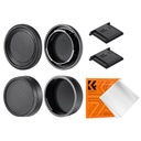 Kit de Tapas Cuerpo, Lente, Zapata y Paño para Nikon F K&f Concept SKU.2230
