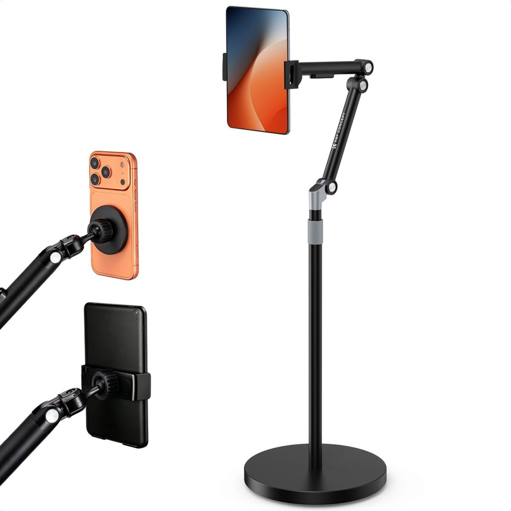 Soporte de Piso Universal K&F Concept KF15.0038 para Tablets y SmartPhones