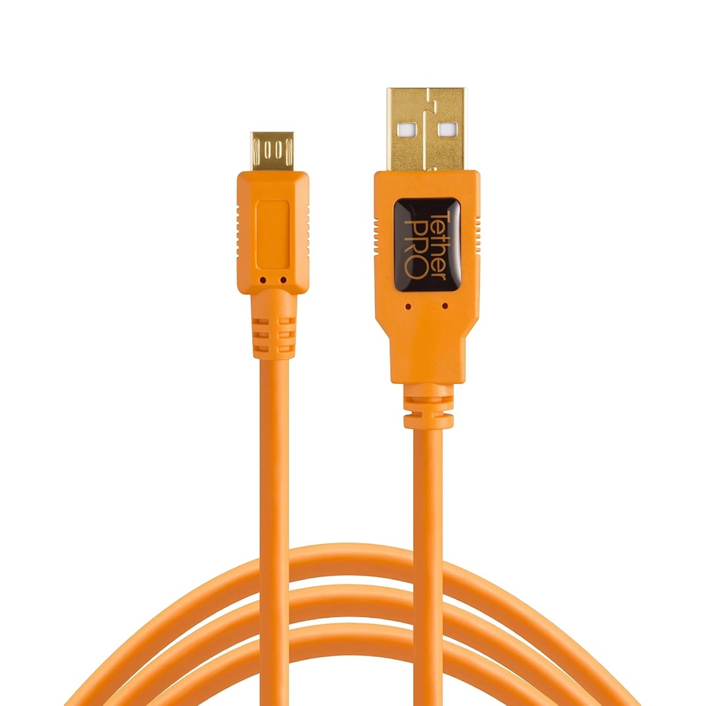 Cable USB 2.0 a Micro-B 5-Pin Tether Tools TetherPro 4,6 Mts