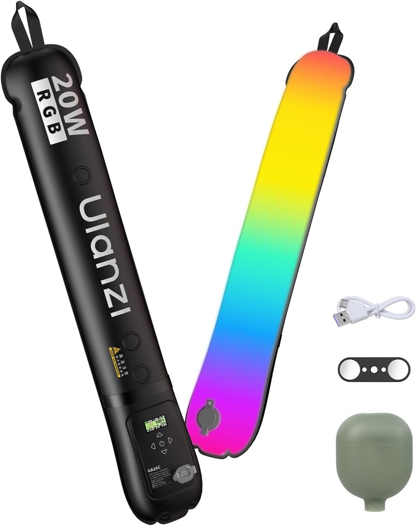 Luz de video Tubo de Aire Ulanzi UA20C 20W Magnetica RGB
