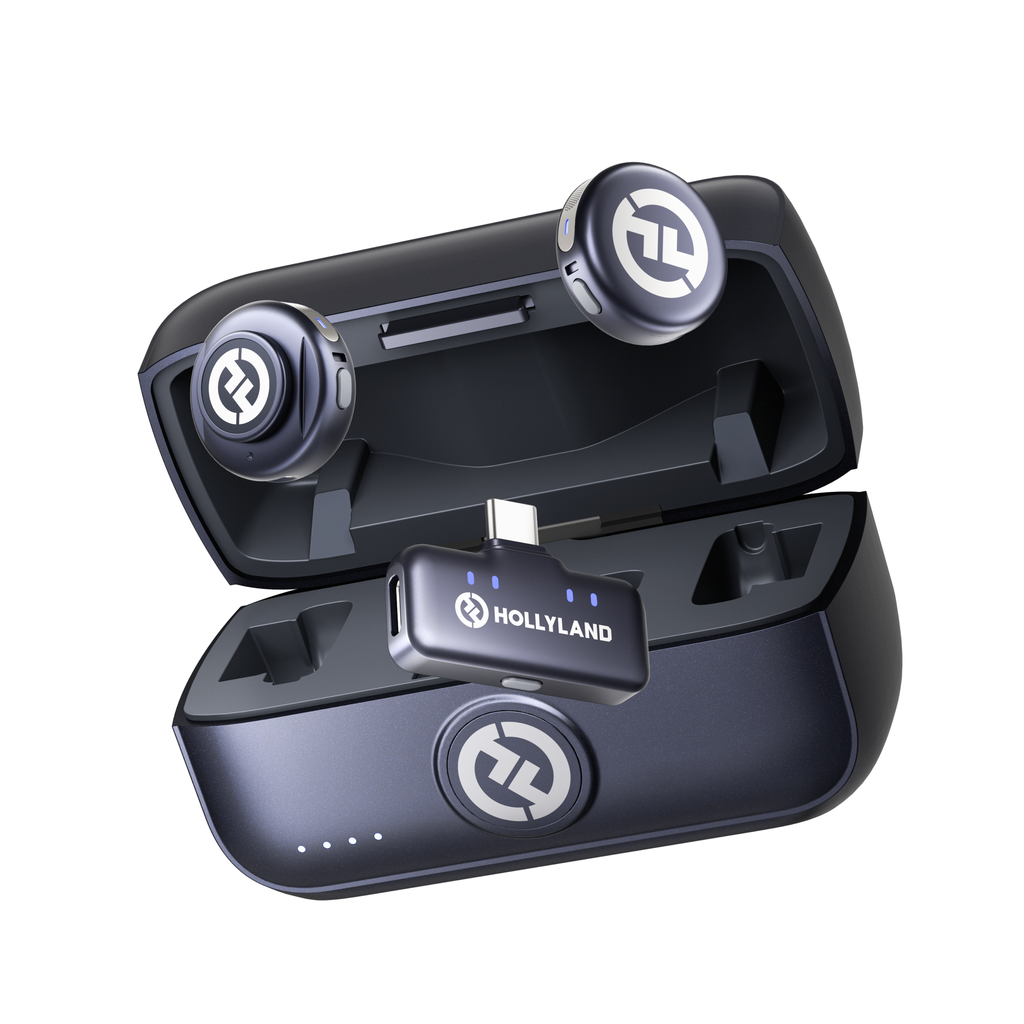 Microfono Balita Inalambrico Hollyland Lark M3 Combo 2TX +1RX USB C