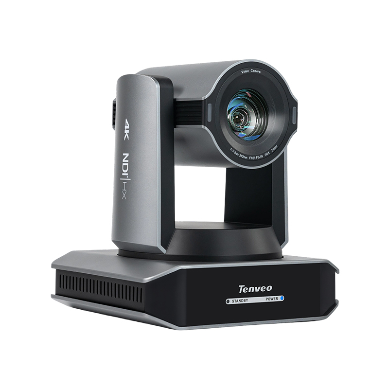 Camara PTZ 4K 60fps NDI HX3 30X Tenveo X60 HDMI IP USB 3.0 Poe AI Tracking