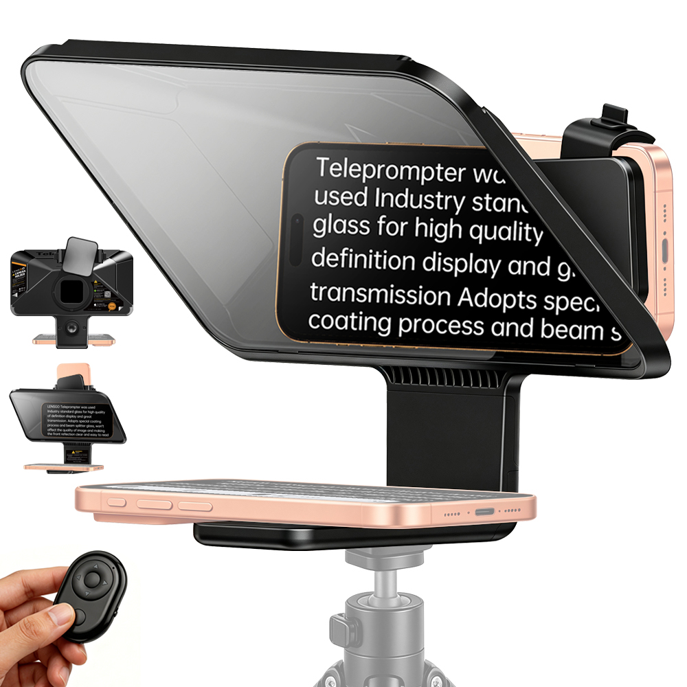 Teleprompter LENSGO TCQI 10P para Smartphone 10 Pulgadas