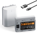 2 Pack Bateria Kf Concept Sony Np-fz100 Carga Rapida Usb C 2600mah