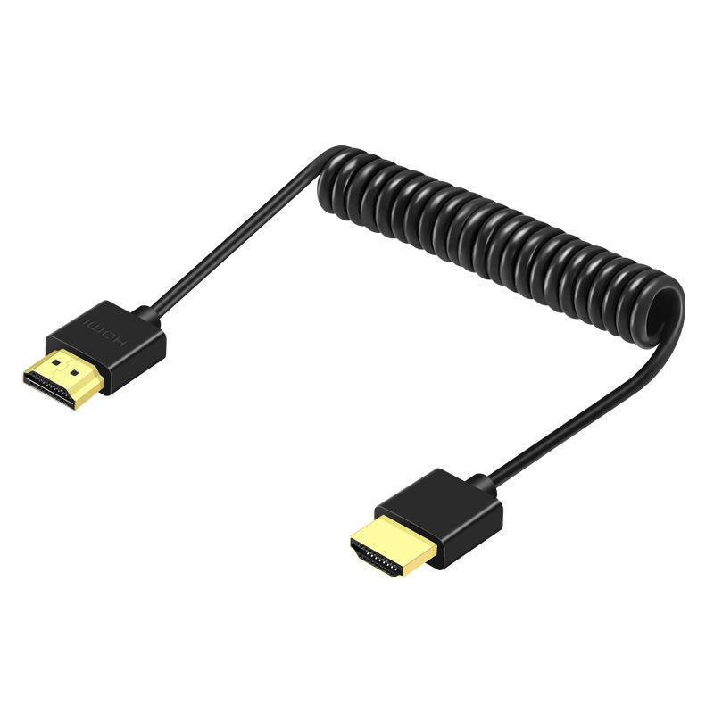 Cable Hdmi A Hdmi 4K 60Hz en espiral 1.2 metros Livegear