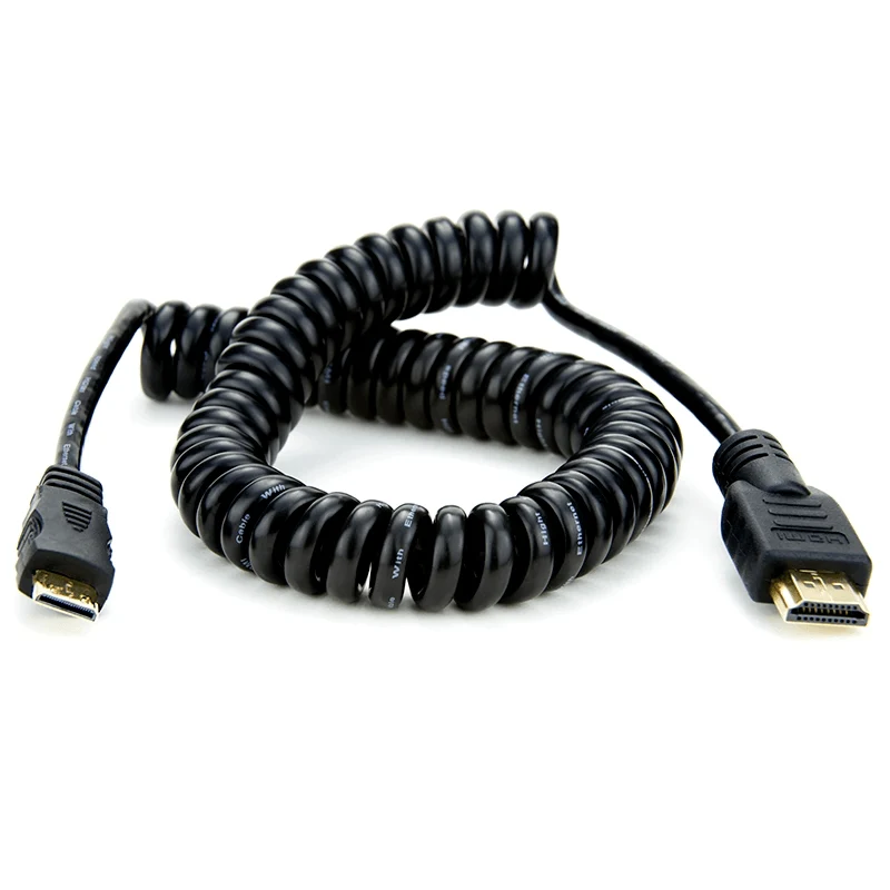 Cable Hdmi A Mini Hdmi 4K 60Hz en espiral 1.2 metros Livegear