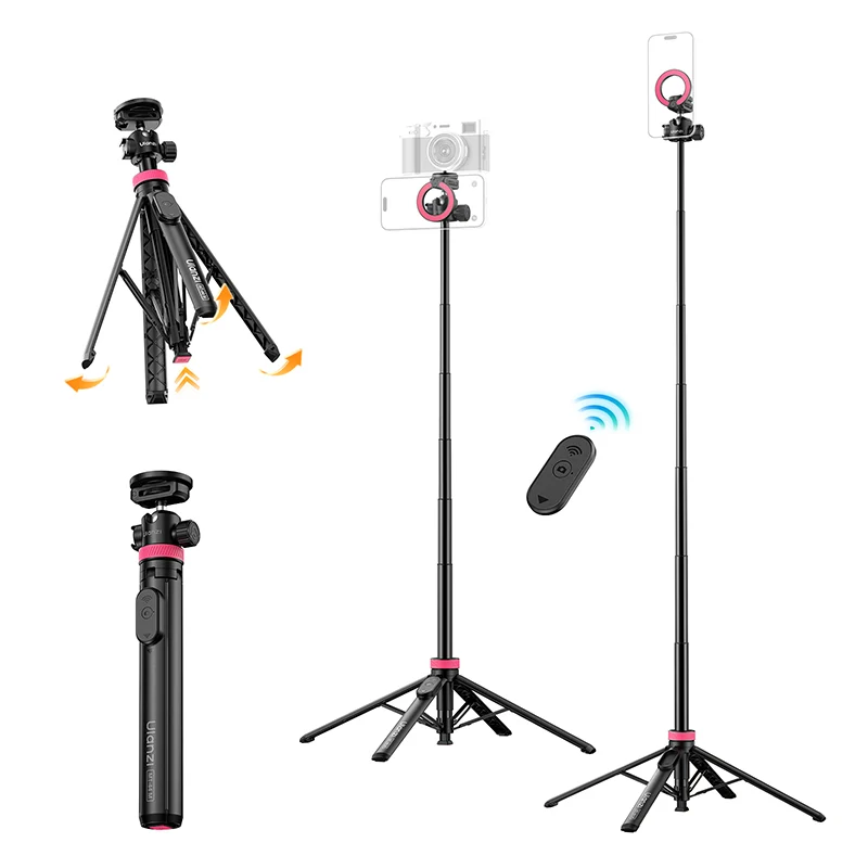 Tripode Selfie Stick Ulanzi MT44M 2 en 1 Magsafe control Remoto