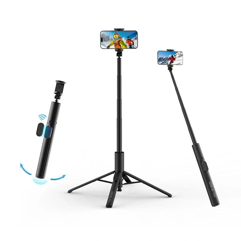Tripode Selfie Stick Ulanzi MT86 Apertura Instantánea Bluetooth Smartphone 1,5mts