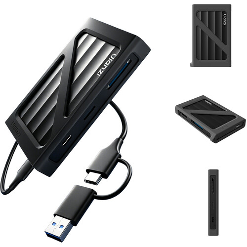 Lector de Tarjetas 4 en 1 Ulanzi DC04 CFexpress A Y B SDXC y Micro SDXC