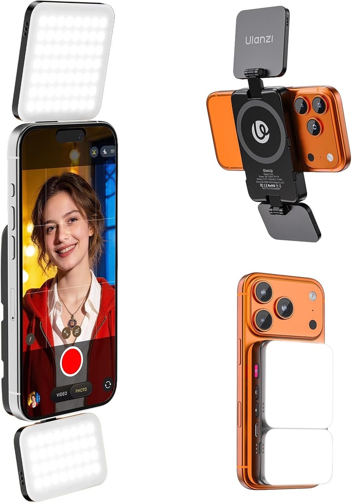 Luz De Video Led Selfie Ulanzi GL01 Recargable Selfie Light