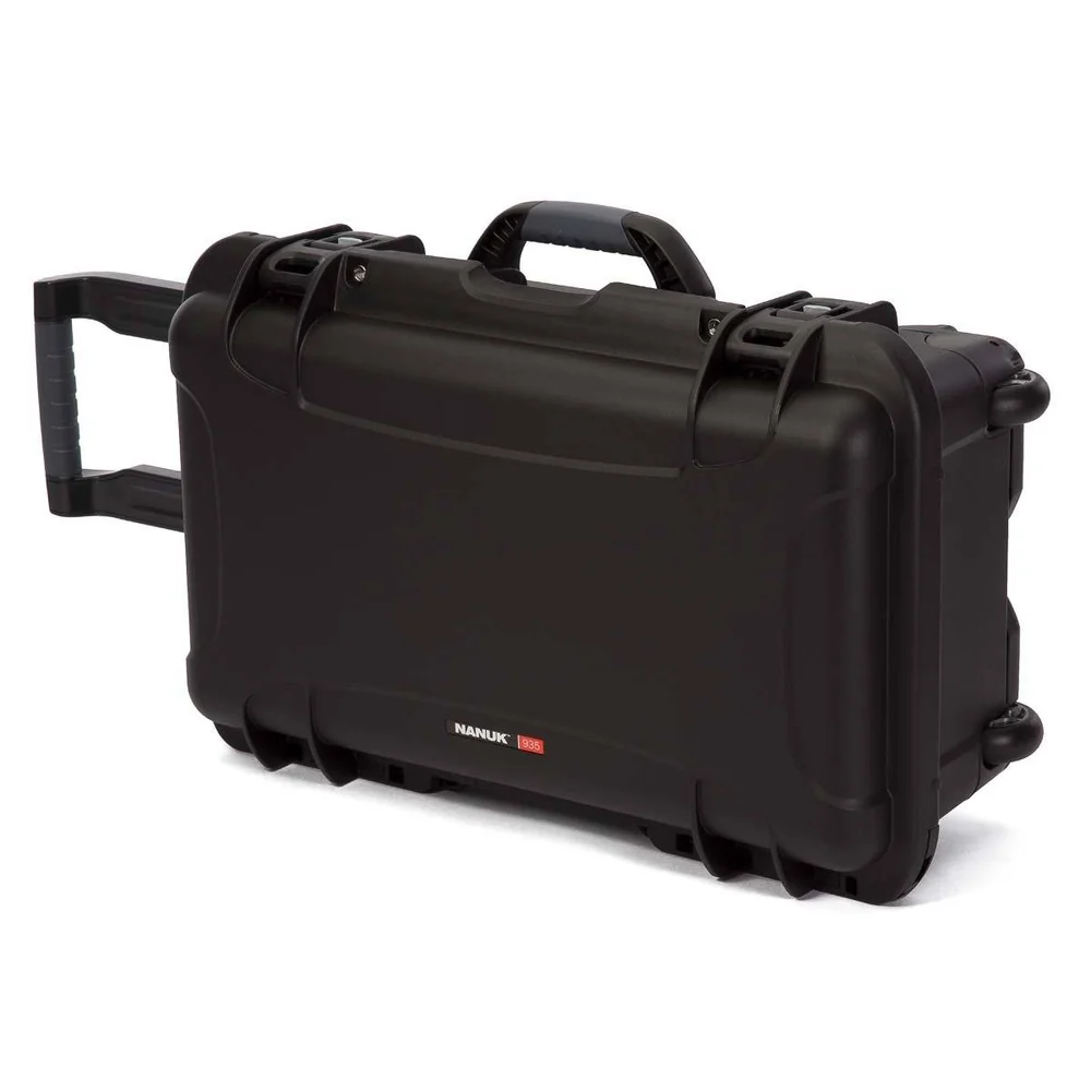 Maleta Rígida Nanuk 935 sin Espuma para Equipos Audiovisuales y Cámaras Negra NO FOAM