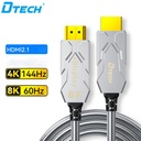 Cable HDMI V2.1 Fibra Optica Blindado 8K 50 Metros Dtech