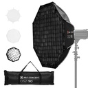 Softbox Octogonal 90CM K&f Concept Bowens Mount Nuevo Diseño FLAT