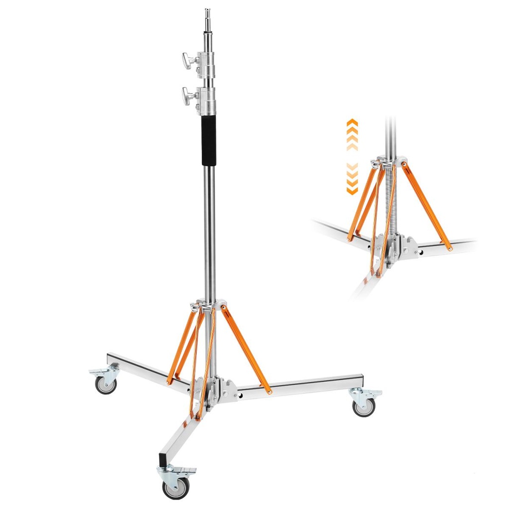 Paral Estudio Stand Heavy Duty K&F Concept con Ruedas 305cm