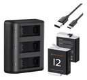 Cargador 2 Baterías Gopro Hero 12/11/10/9