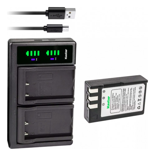 Cargador Dual Bateria En-el9 Para Nikon D3000 D5000 D40