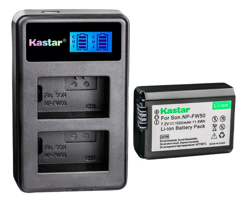 Cargador Dual + Bateria Np-fw50 Sony Alpha 7 A7