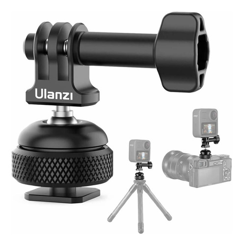 Soporte Para Gopro Ulanzi Gp-6 Zapata Fria Y Rosca 1/4