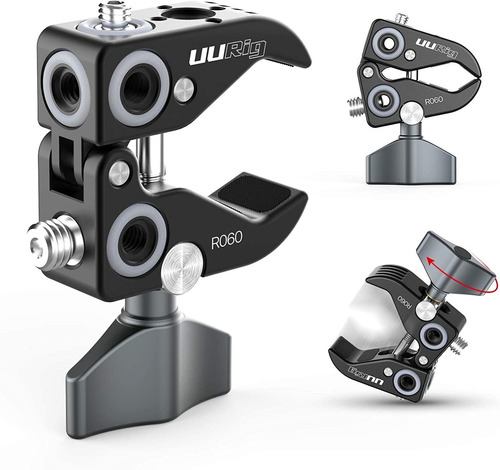 Pinza Cangrejo Uurig R060 Para Accesorios Fotografia