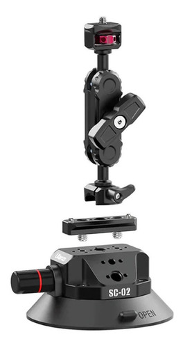 Soporte Ventosa Fuerte Ulanzi Sc02  Conexión 1/4 Camaras