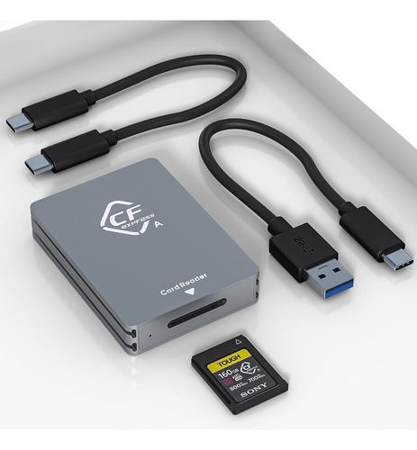 Lector De Tarjetas Cfexpress Tipo A Sd Usb C Usb 3.2 Gen2