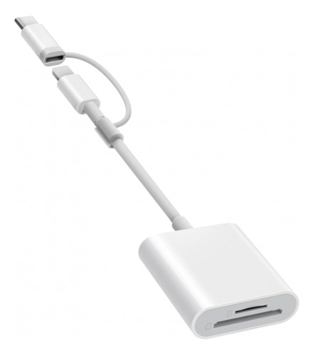 Lector De Tarjetas 2 En 1 Sd Microsd iPhone iPad Macbook