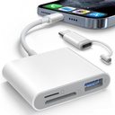 Lector De Tarjetas 3 En 1 Sd Microsd iPhone iPad Macbook