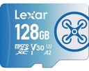 Memoria Microsdxc 128gb Lexar Fly Class 10 U3 V30 A2 Drone