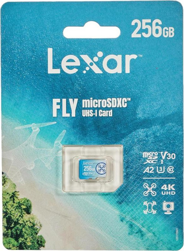 Memoria MicroSDXC 256GB Lexar Fly Class 10 U3 V30 A2 Drone