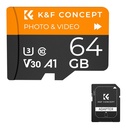 Tarjeta Micro Sd 64 Gb K&f Concept U3 V30 A1