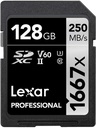 Tarjeta Sd 128 Gb Lexar Professional 1667x Sdxc Uhs-i V60