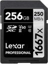 Tarjeta Sd 256 Gb Lexar Professional Sdxc Uhs-ii 1667x V60