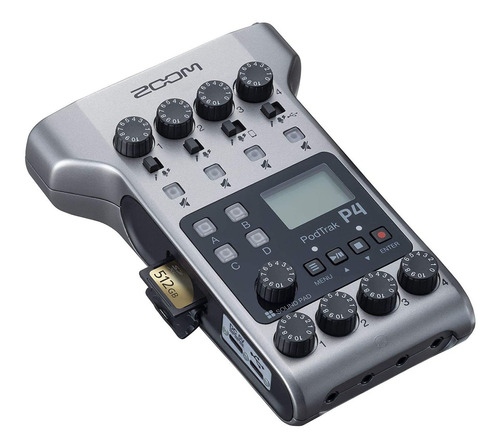 Grabador Para Podcast Zoom Podtrak P4 Phantom Power