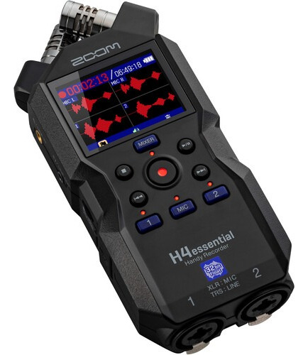 Grabadora Zoom H4essential 32 bit Flotantes 4 Canales