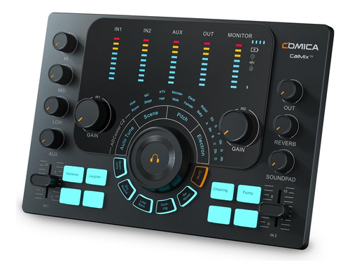 Interfaz De Audio Comica Adcaster C2 Smartphone Pc Podcast
