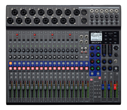 Mezclador Digital Y Grabador Multipista Zoom Livetrak L-20