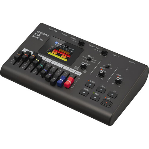 Grabador Multipista Portatil Zoom R12 Multitrak 8 Pistas Fx