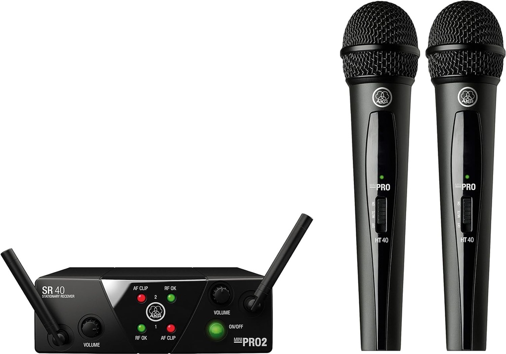 Microfonos inalambricos AKG WMS40 MINI DUAL