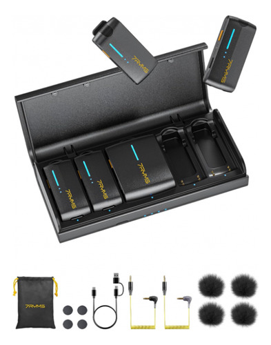 Microfono Inalambrico 4 Balitas 7ryms Dw40 Smartphone Cam