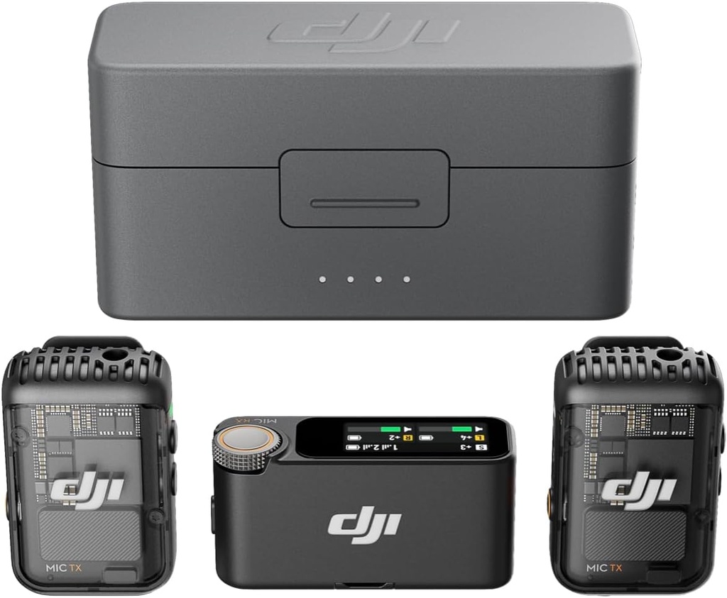 Microfonos Dji Mic 2 Inalambricos Dual kit 32 Bit Flotantes