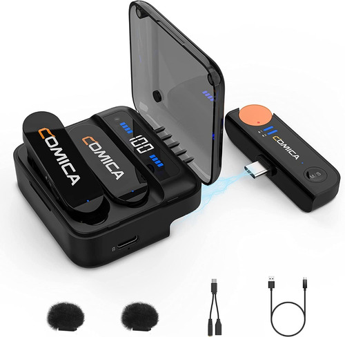 Microfono Balita Dual Inalambrico Comica Vimo s-uc Tipo C