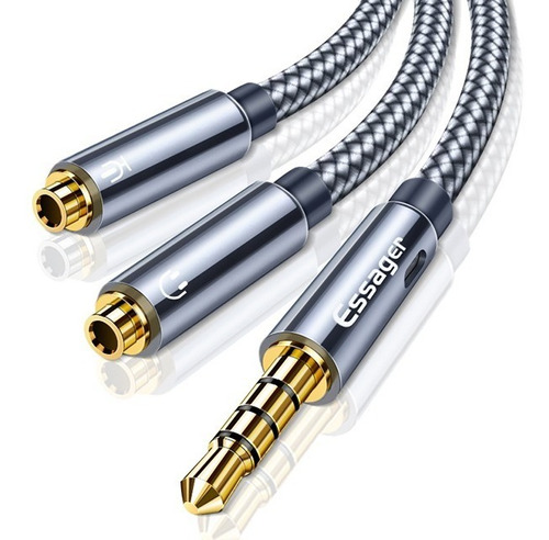 Separador De Audio Smartphone Trrs A Trs Essager
