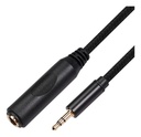 Cable Plug 3.5 Mm A Jack 1/4 Estereo De 1,5 Metros