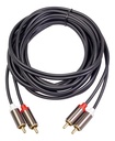 Cable Doble Rca Macho A Rca Macho De 3 Metros