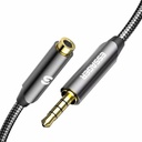 Cable Extension Audio 3.5 Mm Trrs Plug Macho A Hembra 3 Mts